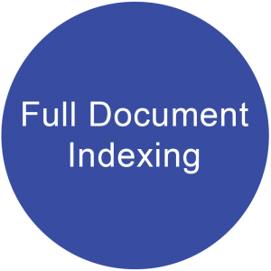 full document indexing
